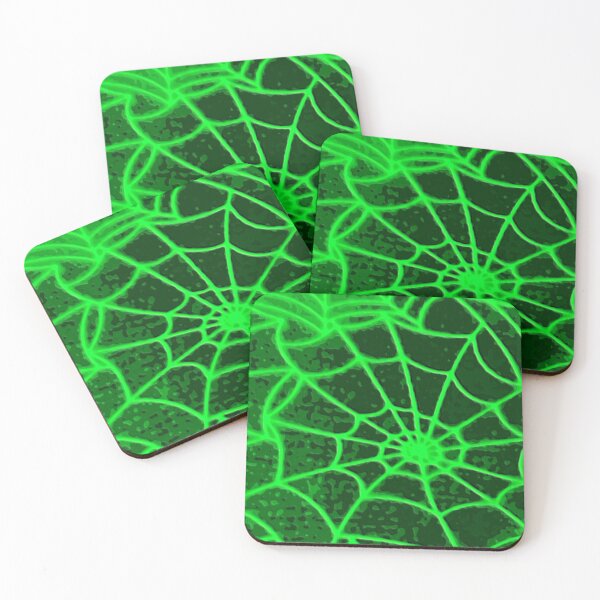 Item preview, Neon Web - Green designed and sold by DuskWingArts.