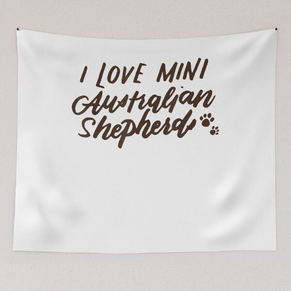 Item preview, Mini Australian Shepherd I love Minnie Aussies Gift designed and sold by hottshirt.