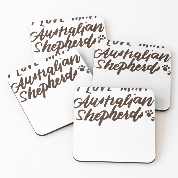 Item preview, Mini Australian Shepherd I love Minnie Aussies Gift designed and sold by hottshirt.