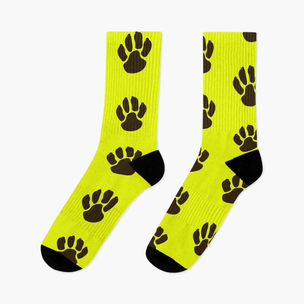 Item preview, Dog Paw Print on Yellow Background designed and sold by Shaxspere.