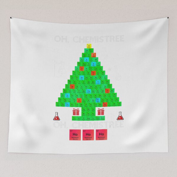 Item preview, Oh Chemist Tree Chemistree Funny Science Chemistry Christmas designed and sold by hottshirt.