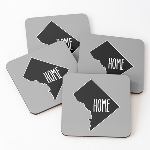 Item preview, District of Columbia Home in Black and White designed and sold by Bumblefuzzies.