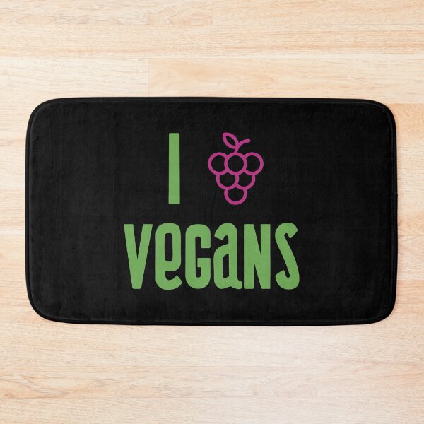Item preview, I Love Vegans Veganuary  designed and sold by FitFabFunny.