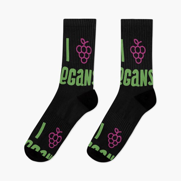 Item preview, I Love Vegans Veganuary  designed and sold by FitFabFunny.
