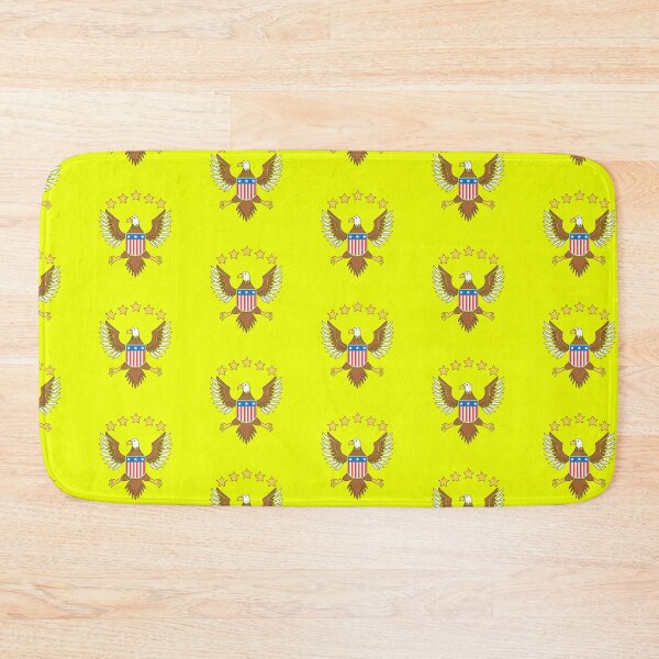Item preview, USA Eagle on Yellow Background designed and sold by Shaxspere.