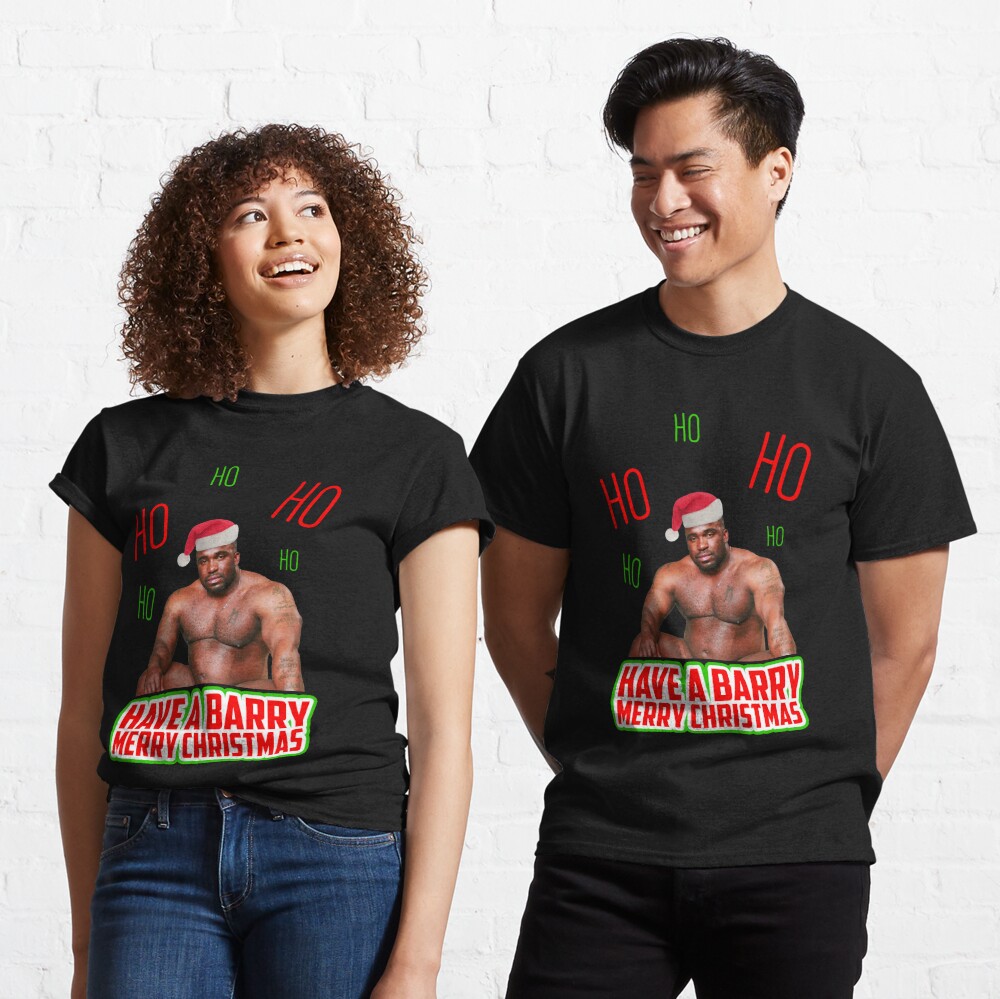 "Have A Barry Merry Christmas Santa Barry Wood (Viral 2020)" Tshirt