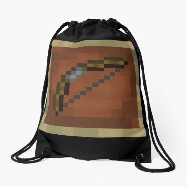 Minecraft Item Frame Shield Drawstring Bag for Sale by Saikishop Redbubble