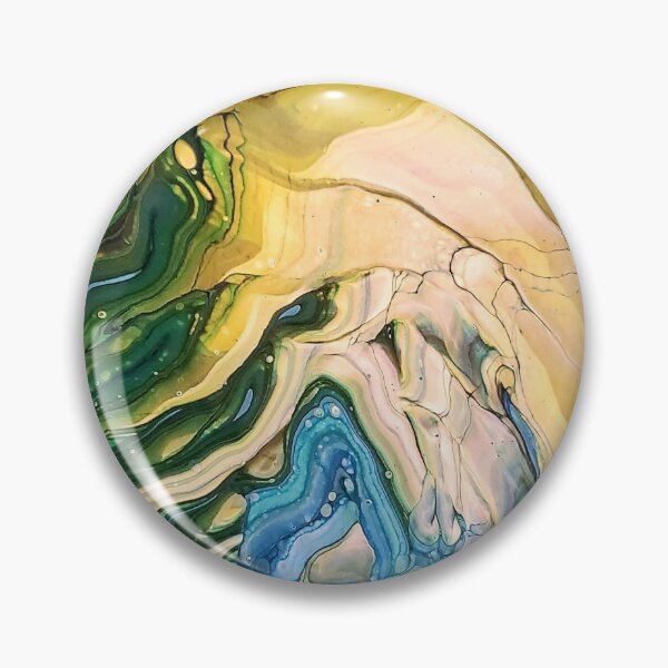Item preview, Summer  Forest Abstraic fluid art  designed and sold by crgart.