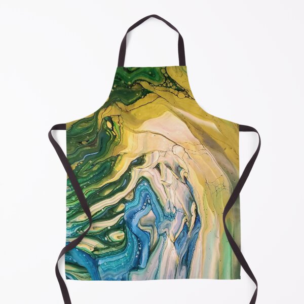 Item preview, Summer Forest Abstraic fluid art designed and sold by crgart.