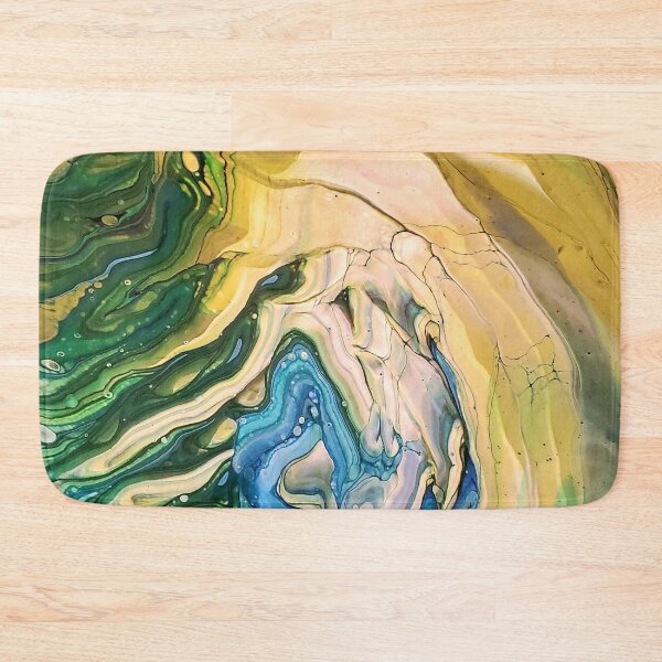 Item preview, Summer  Forest Abstraic fluid art  designed and sold by crgart.
