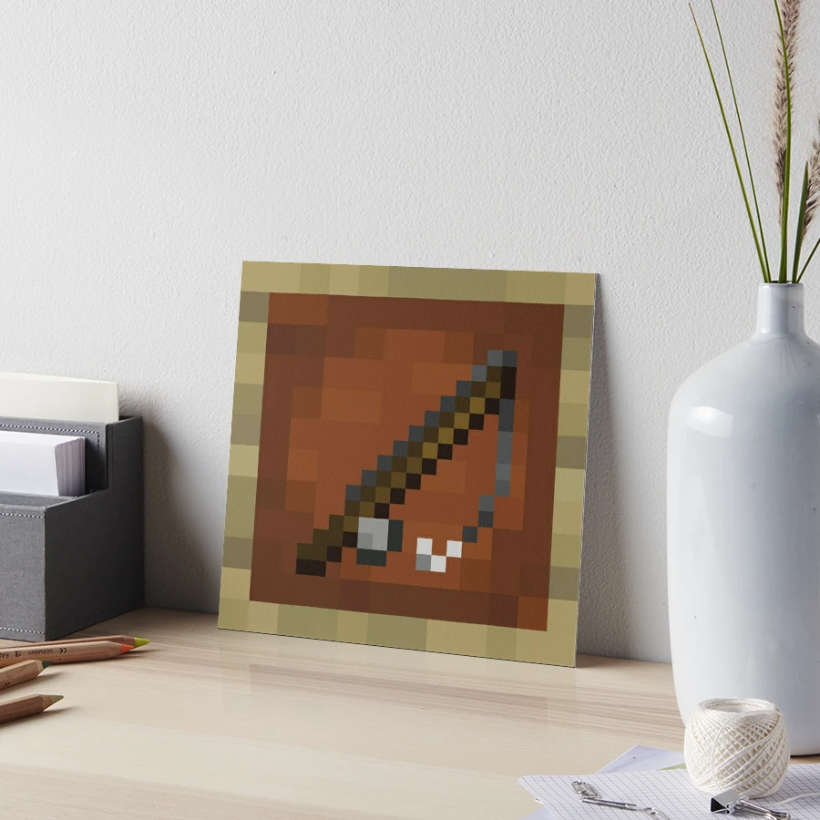 Minecraft Item Fishing Rod | Art Board Print