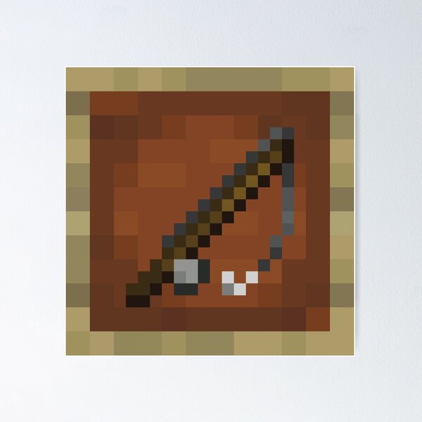 Minecraft Item Fishing Rod Poster for Sale by Saikishop