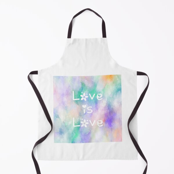 Item preview, Love is Love Rainbow Watercolor Square Hippie Text designed and sold by everything4eva.