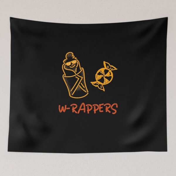 Item preview, W-rappers Vegan Humor Veganuary  designed and sold by FitFabFunny.