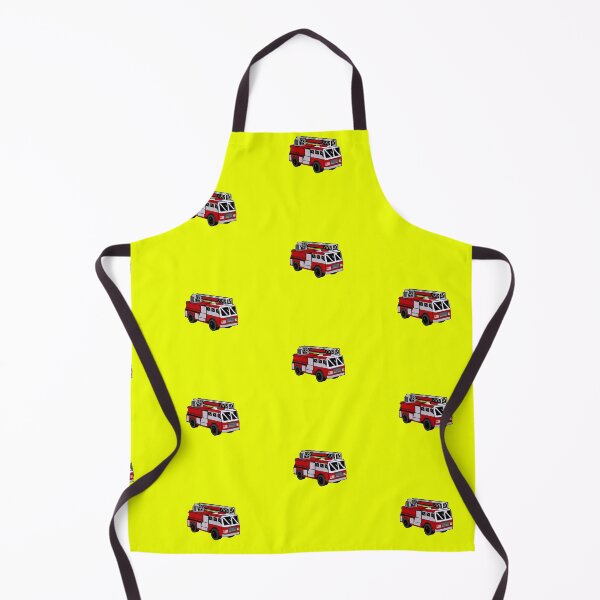 Item preview, Fire Truck on Yellow Background designed and sold by Shaxspere.