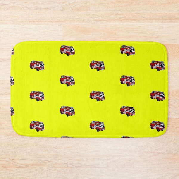 Item preview, Fire Truck on Yellow Background designed and sold by Shaxspere.