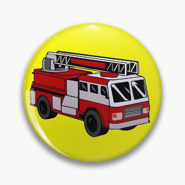 Artikelvorschau, Feuerwehrauto auf gelbem Hintergrund entworfen und verkauft von Shaxspere.