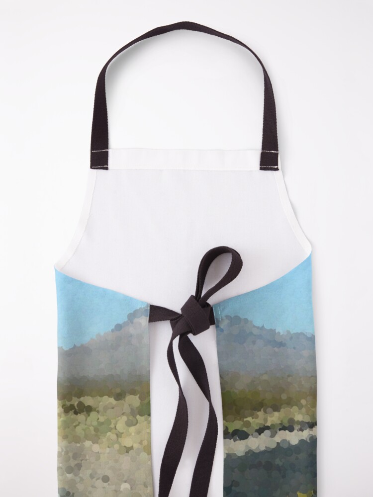 Thumbnail 5 of 6, Apron, Empty Desert Road to Nowhere designed and sold by MathenaArt.