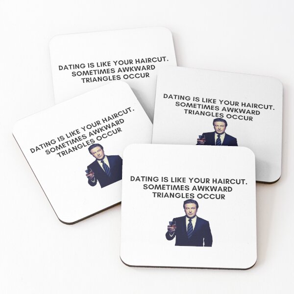 Item preview, 30 Rock - Jack Donaghy - Dating is like your haircut, sometimes awkward triangles occur designed and sold by LeoSpaceman.
