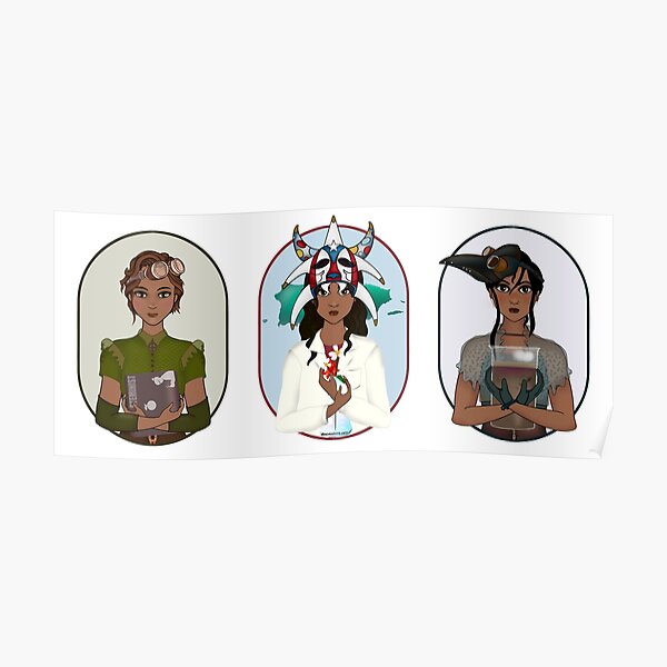 Triptych: Puerto Rican Scientist Poster