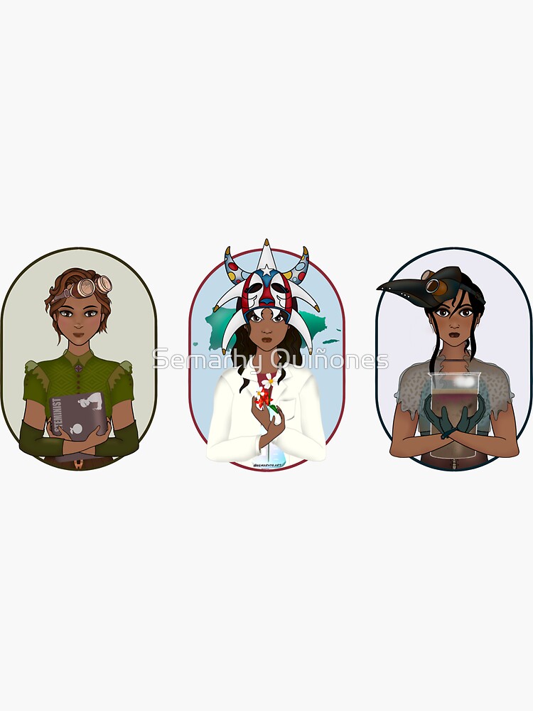 Triptych: Puerto Rican Scientist by semarhy