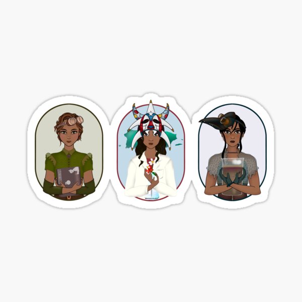 Triptych: Puerto Rican Scientist Sticker
