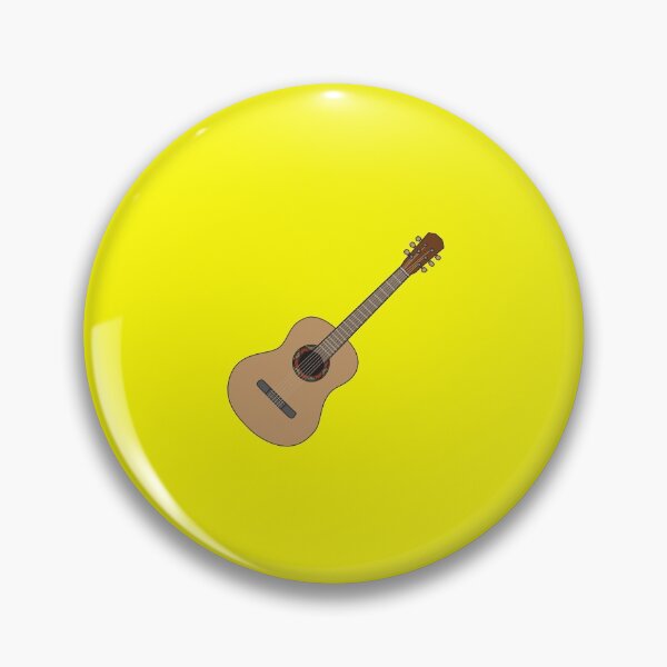 Artikelvorschau, Gitarre auf gelbem Hintergrund entworfen und verkauft von Shaxspere.