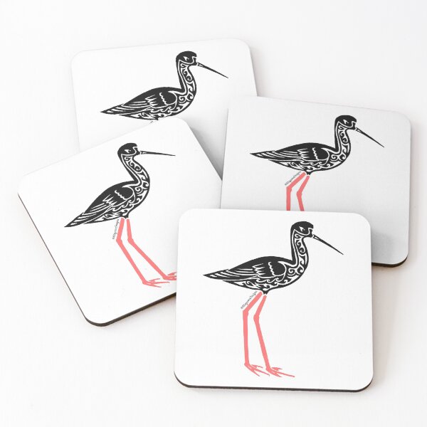 Item preview, Copy of Black-necked Stilt Tribal Design - Colored designed and sold by KitayamaDesigns.