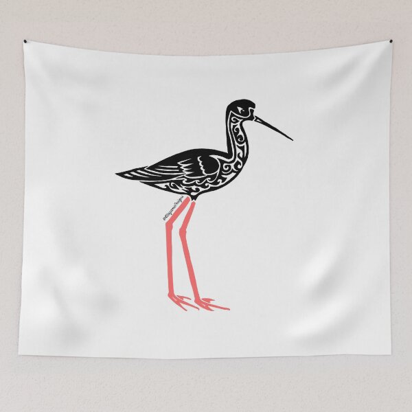 Item preview, Copy of Black-necked Stilt Tribal Design - Colored designed and sold by KitayamaDesigns.