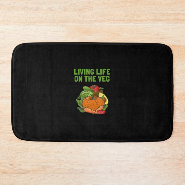 Item preview, Living Life on the Veg Veganuary designed and sold by FitFabFunny.