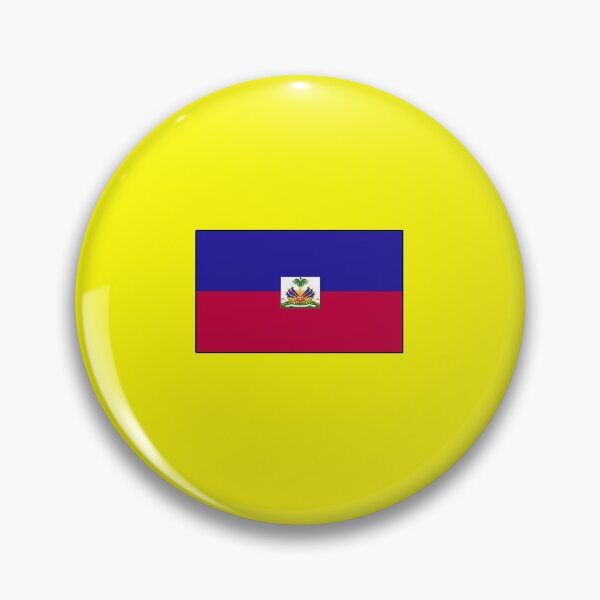 Artikelvorschau, Haiti-Flagge auf gelbem Hintergrund entworfen und verkauft von Shaxspere.