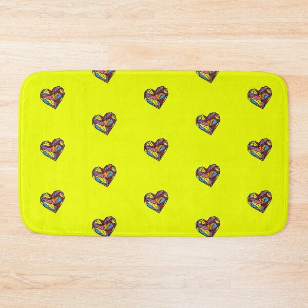 Item preview, Colorful Heart on Yellow Background designed and sold by Shaxspere.