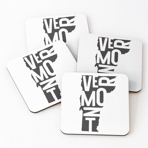Item preview, Vermont State Design | Abstract Vermont Lettering Graphic | Vermont Gift | Vermont Map designed and sold by crookedriverusa.