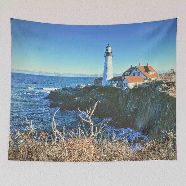 Item preview, Maine, Cape Elizabeth Lighthouse designed and sold by beachfanatic.