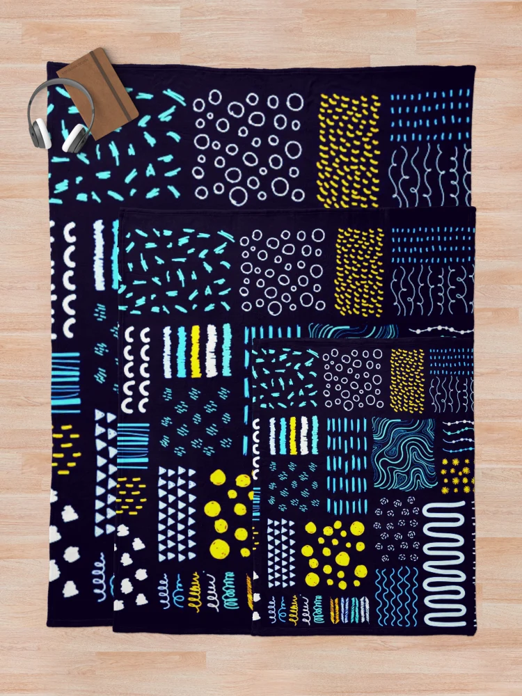 Thumbnail 5 of 6, Throw Blanket, IconPatterns37 designed and sold by IconPatterns.