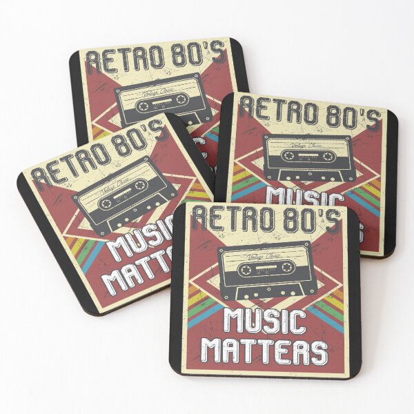 Item preview, 80s Music Matters Vintage 80s Style Retro Colors designed and sold by teesakura90.