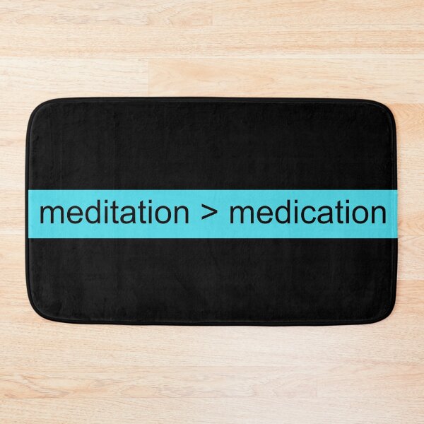 Item preview, meditation over medication  designed and sold by sandpiperstudio.