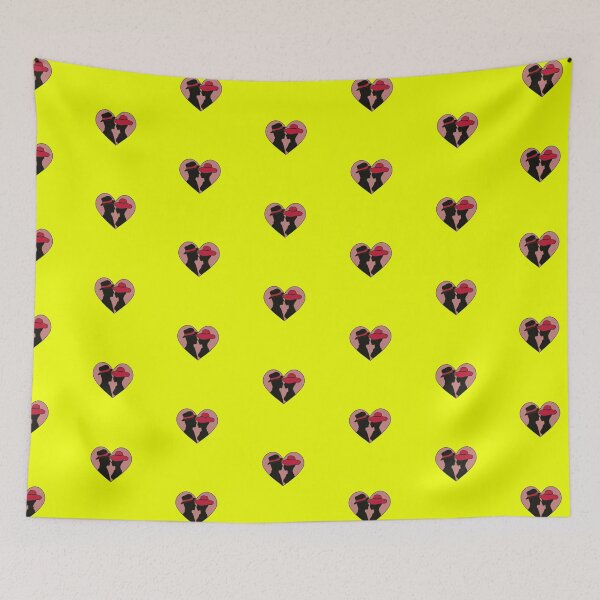 Item preview, Valentine Lovers on Yellow Background designed and sold by Shaxspere.