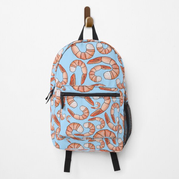 Item preview, Blue shrimp pattern sticker pack designed and sold by BessieMoo.