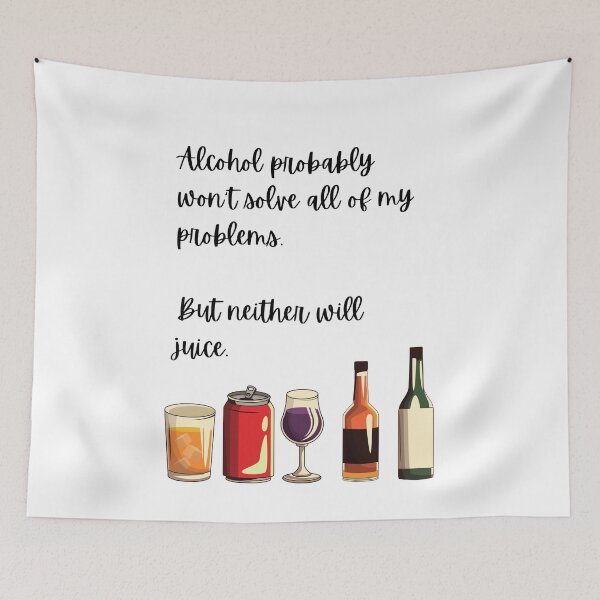 Item preview, Alcohol Won't Solve All My Problems  | Alcohol, Party Print designed and sold by C00KIESandMILK.