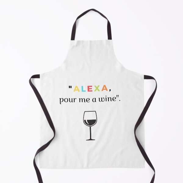 Item preview, Alexa Pour Me A Wine | Alcohol, Party Print designed and sold by C00KIESandMILK.