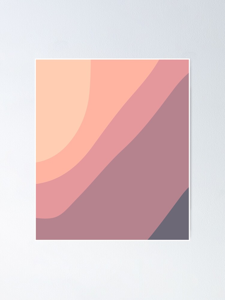 Aesthetic minimal cute pastel pink wallpaper with abstract