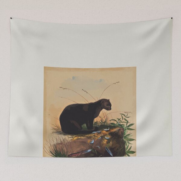 Item preview, Zoological sketches by Joseph Wolf 1861 to 1867 055 The Yaguarundi Cat designed and sold by WetdryvacRB01.