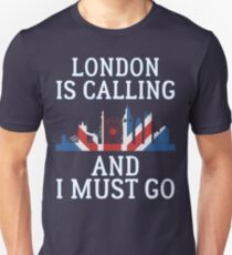 London ruft an und ich muss T-Shirt gehen Slim Fit T-Shirt