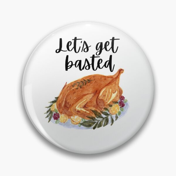 Item preview, Let's Get Basted | Thanksgiving Print designed and sold by C00KIESandMILK.