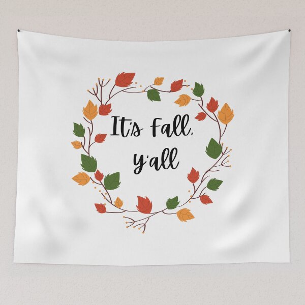 Item preview, It's Fall Y'all | Thanksgiving Print designed and sold by C00KIESandMILK.