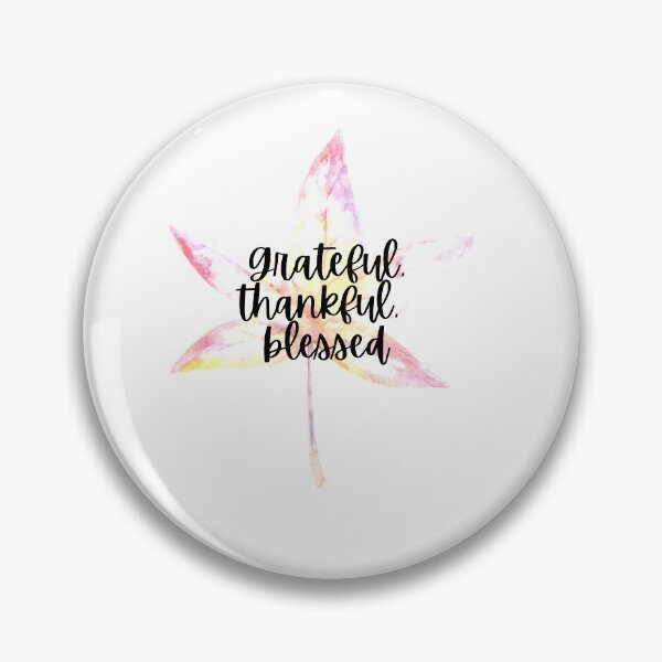 Item preview, Grateful, Thankful, Blessed | Thanksgiving Print designed and sold by C00KIESandMILK.