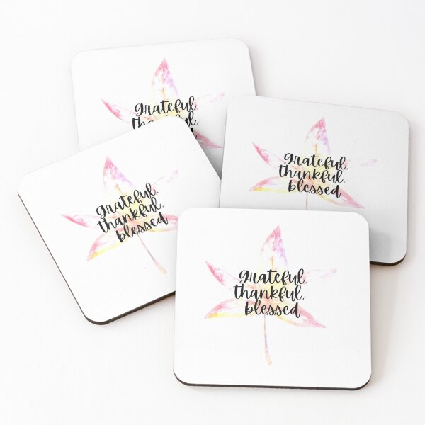 Item preview, Grateful, Thankful, Blessed | Thanksgiving Print designed and sold by C00KIESandMILK.