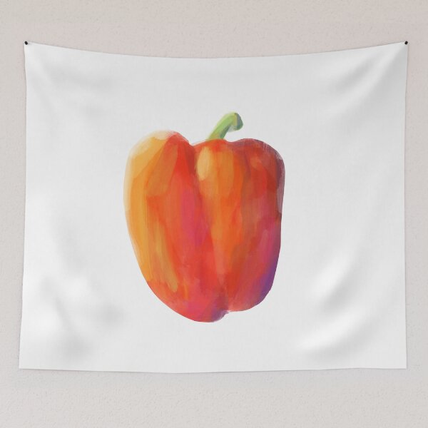 Item preview, Colorful Watercolor Bell Pepper designed and sold by BessieMoo.