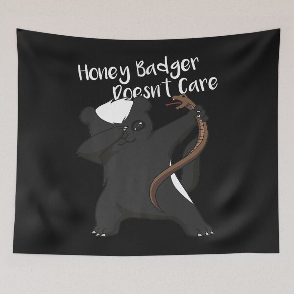 Item preview, Honey Badger Doesn't Care Funny Animal Dabbing designed and sold by Grewal21.